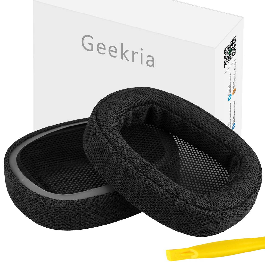 Geekria Earpad Replacement for Logitech G433 G233 G PRO Headphone / Headset Ear Pad / Ear Cushion / Ear Cups / Ear Cover / Earpads Repair Parts (Black)