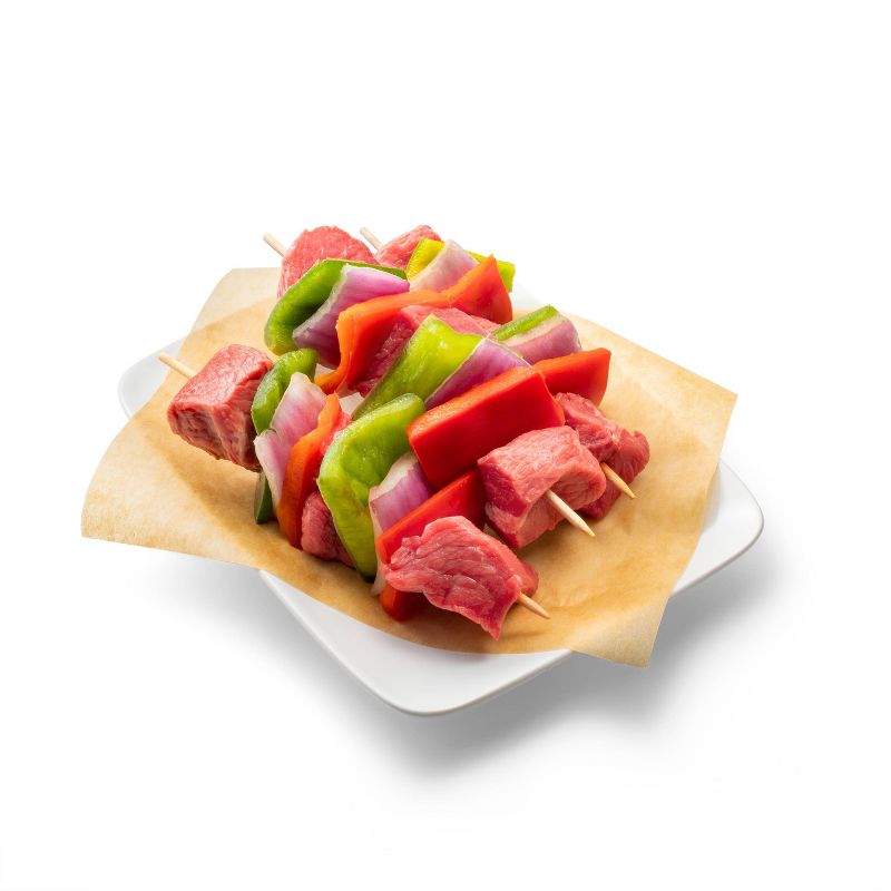 Beef Kabobs with Peppers & Onions - price per lb - Archer Farms™