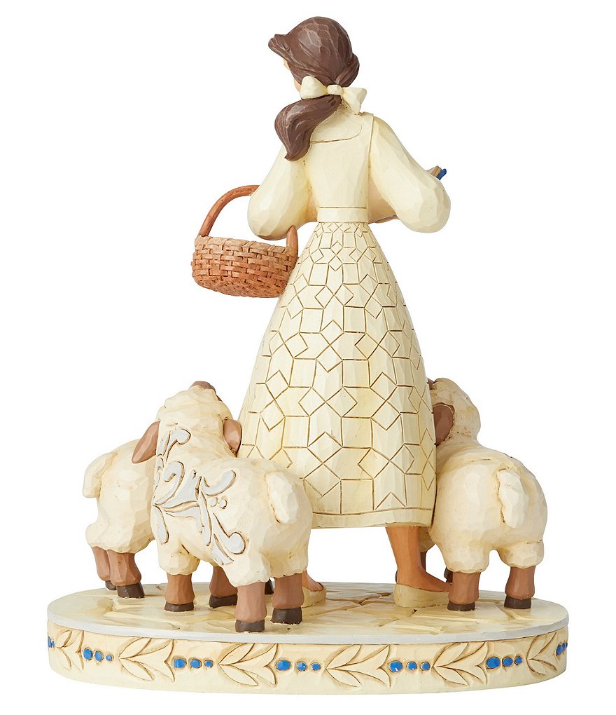 Disney Traditions by Jim Shore Belle White Woodland #double;Bookish Beauty#double; Figurine