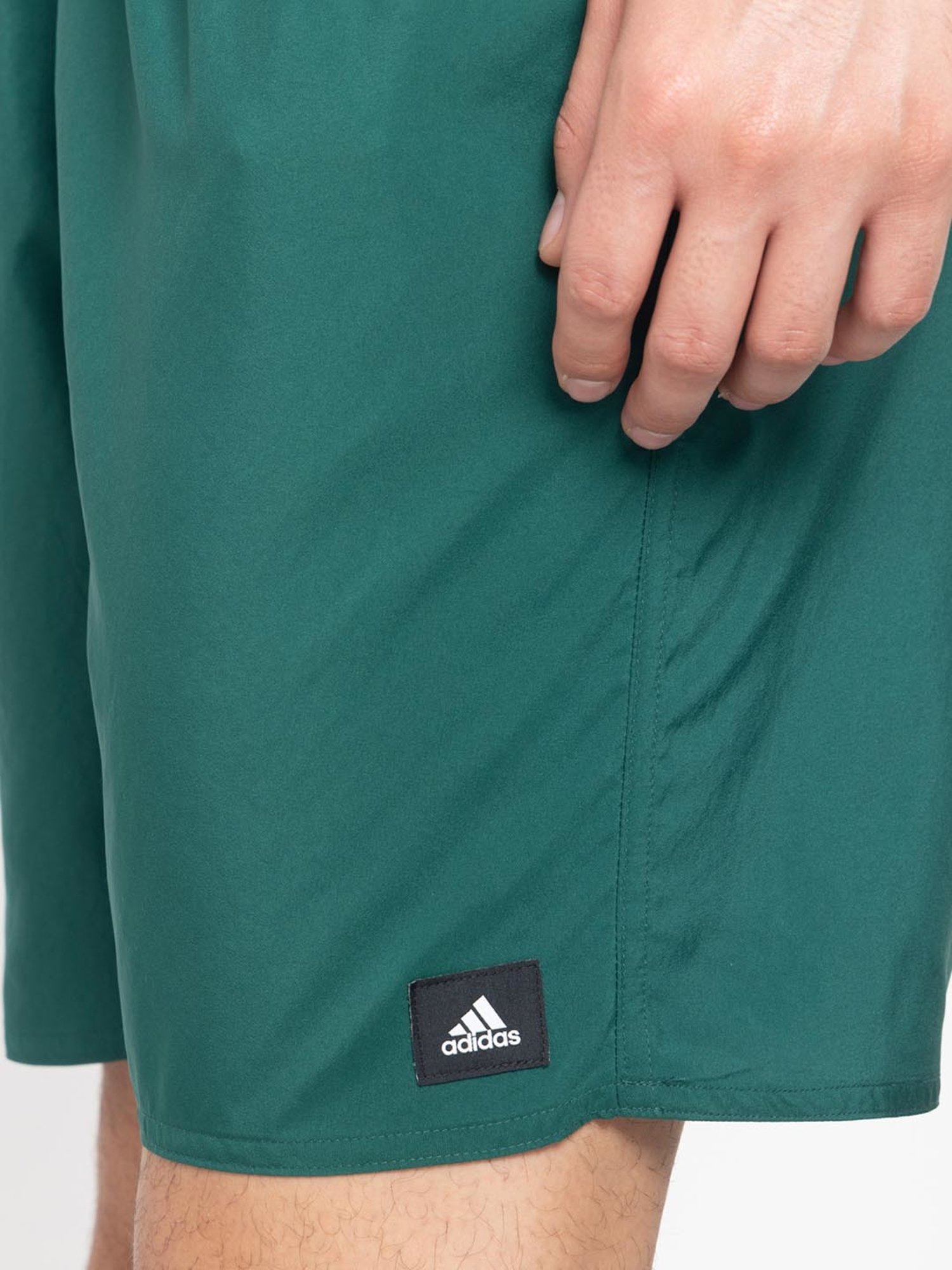 adidas CLX Classics Green Regular Fit Swim Shorts