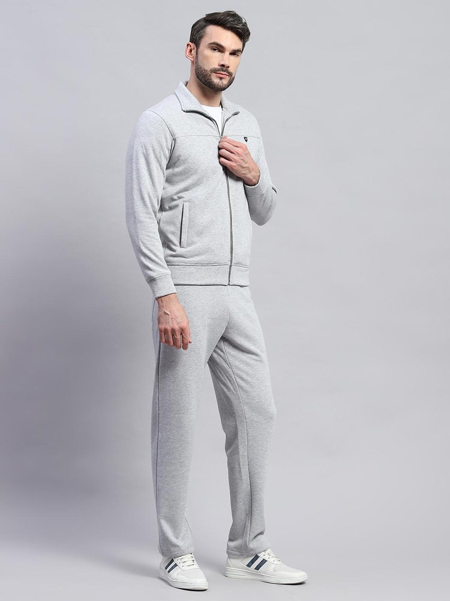 Vimal Jonney Light Mud Cotton Regular Fit Tracksuit