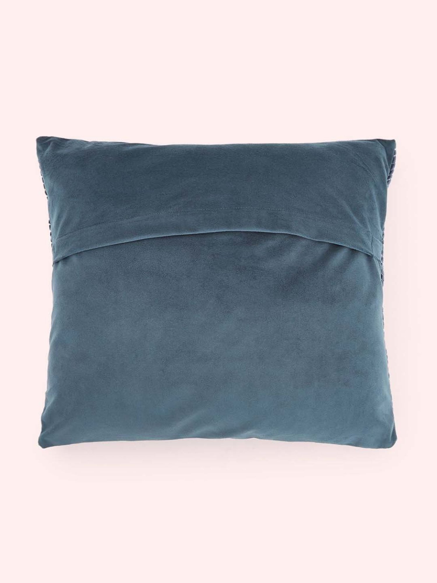 Living Scapes by Pantaloons Grey Cotton Cushion Cover