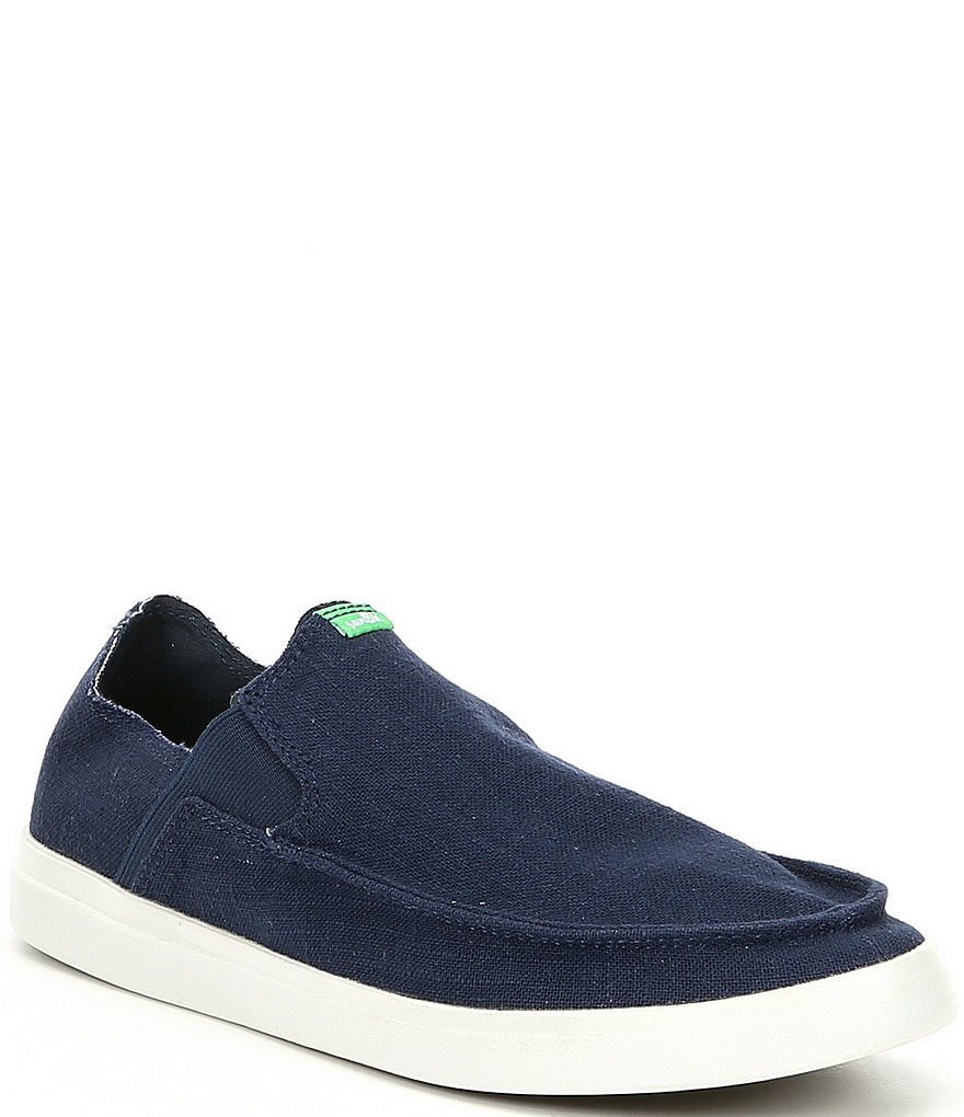 Sanuk Men's Pick Pocket Linen Slip-Ons