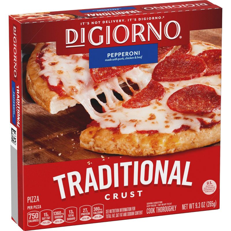 DiGiorno Traditional Crust Pepperoni Frozen Pizza - 9.3oz