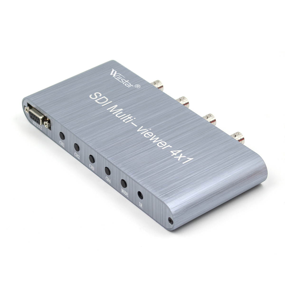 SDI multi-viewer 4&times;1, BNC switch 4 SDI in 1 HDMI out, Support 1080p SD-SDI HD-SDI 3G-SDI with RS232 interface SDI Four-picture Quad Switcher