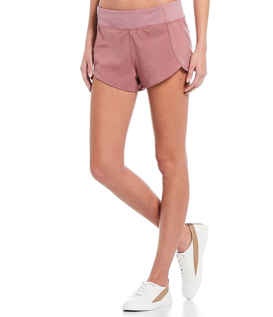 Antonio Melani Motion 4-Way Stretch Back Zipper Pocket Moisture Wicking Shorts