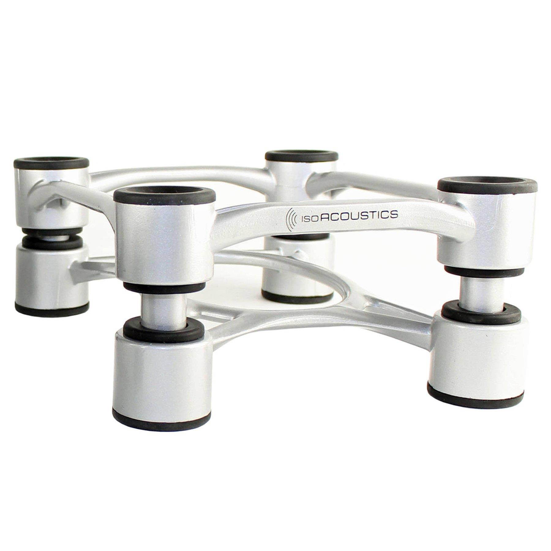 IsoAcoustics Aperta 200 Stand for Studio Monitor and Speakers, Pair, Silver