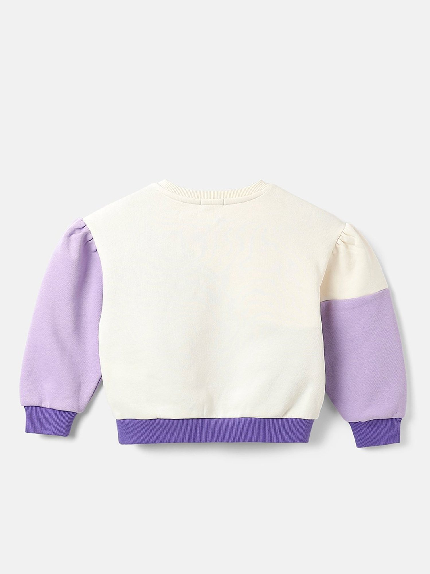 United Colors of Benetton Kids Multicolor Color Block Full Sleeves Sweatshirt