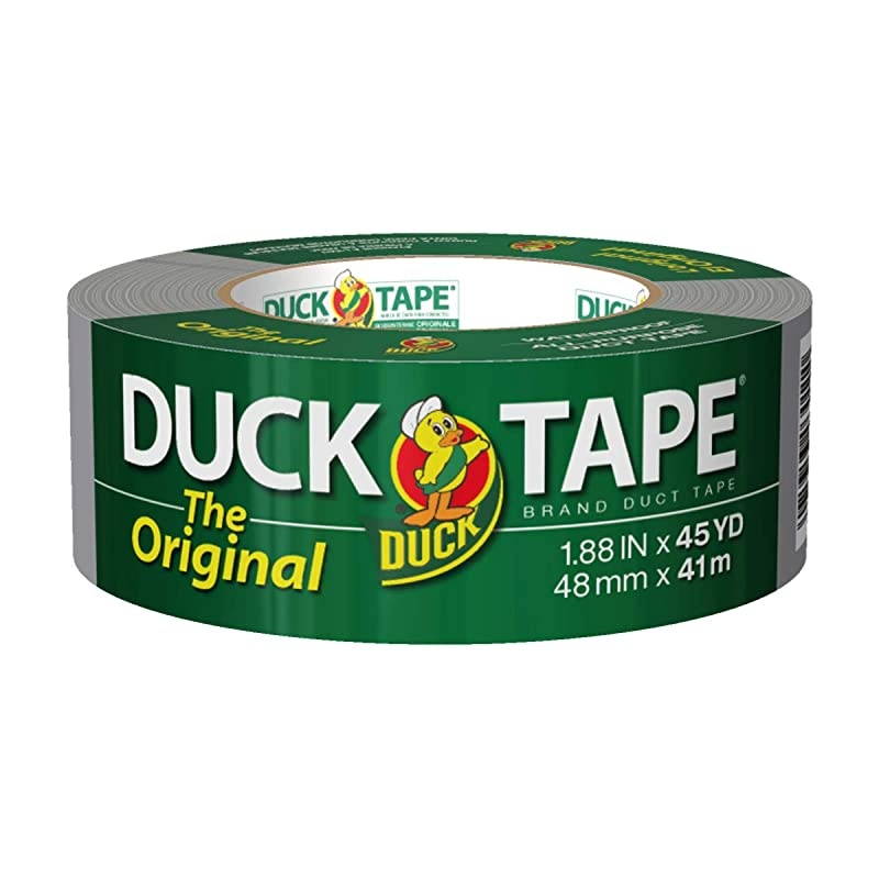 The Original  Tape Brand 394468 Duct Tape 1Pack 188 Inch x 45 Yard SilverB45012Gray
