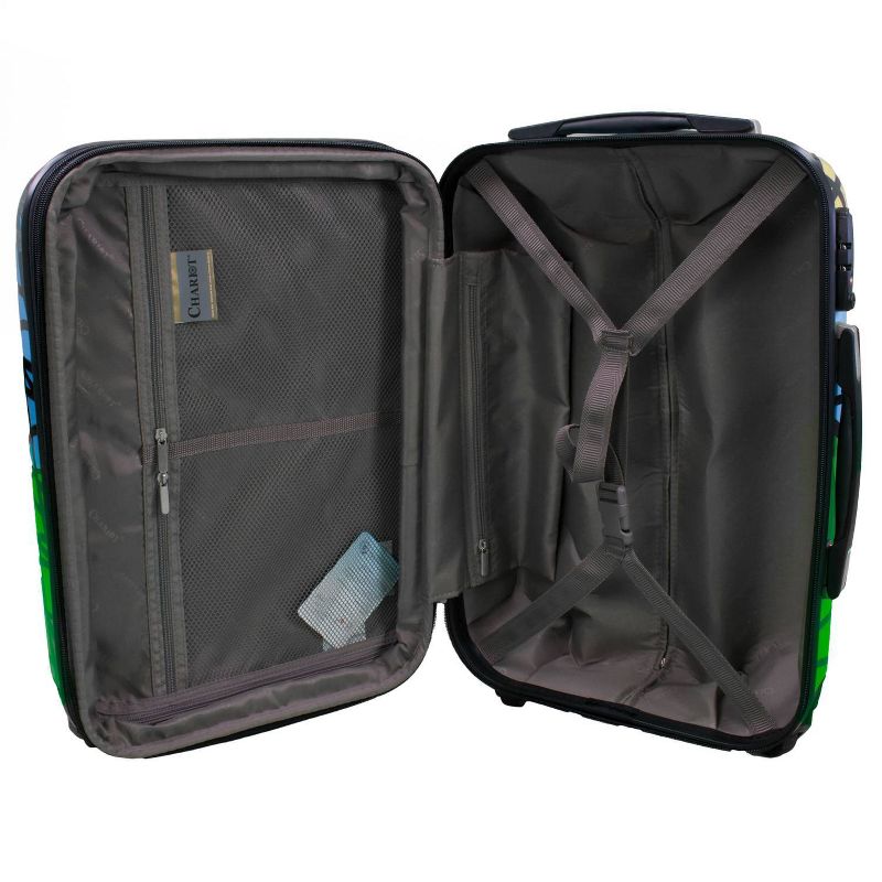 Chariot Travelware Glass 3pc Luggage Set