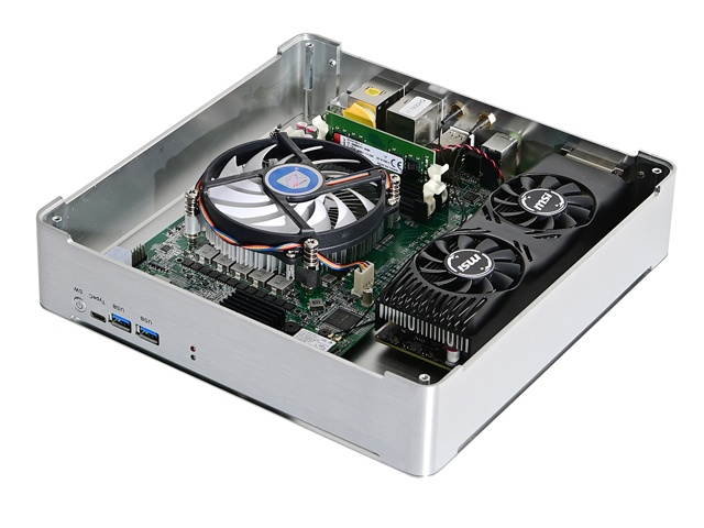 HUNSN 8K Mini PC, Intel 7820HK/HQ, Gaming Computer, Windows 10/Linux Ubuntu, BM24, GTX1650 4G Graphic, ACWiFi/BT/2LAN/DVI/DP1.4/HDMI2.0/6USB3.0/2USB2.0, (8G RAM/128G SSD)