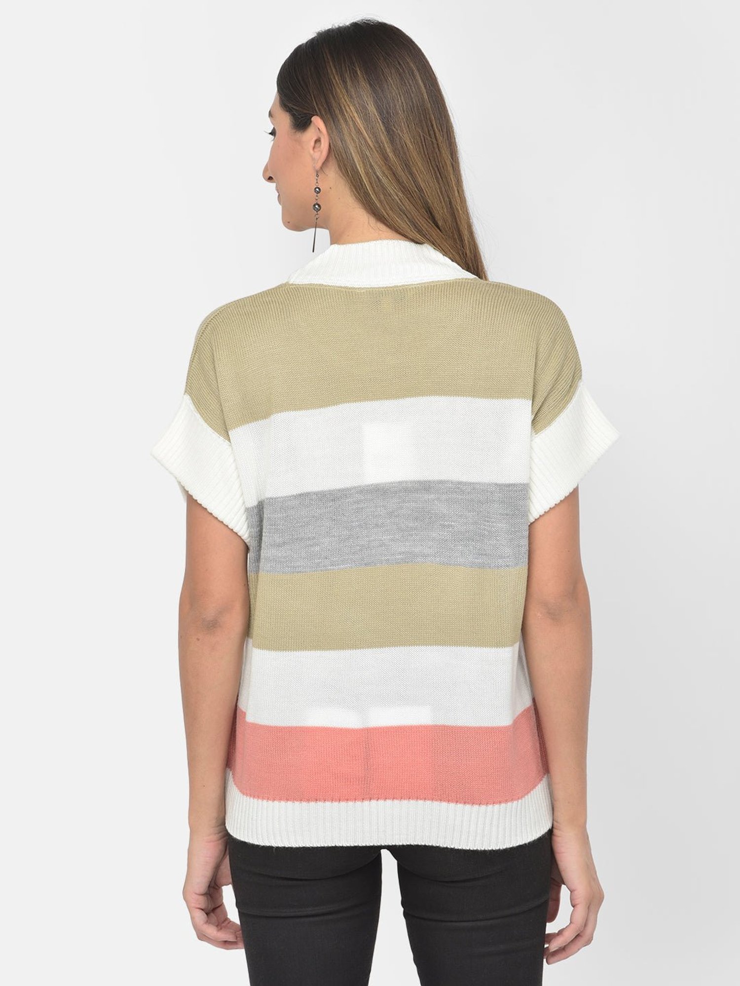 Latin Quarters Multicolor Striped Pullover