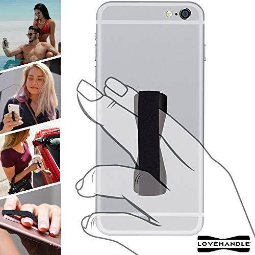 Cell Phone Grip Holds Device with just a Finger Ultra Slim Pocket Friendly Cell Phone Holder Finger Grip for iPhone and Mini Tablet Frenzy