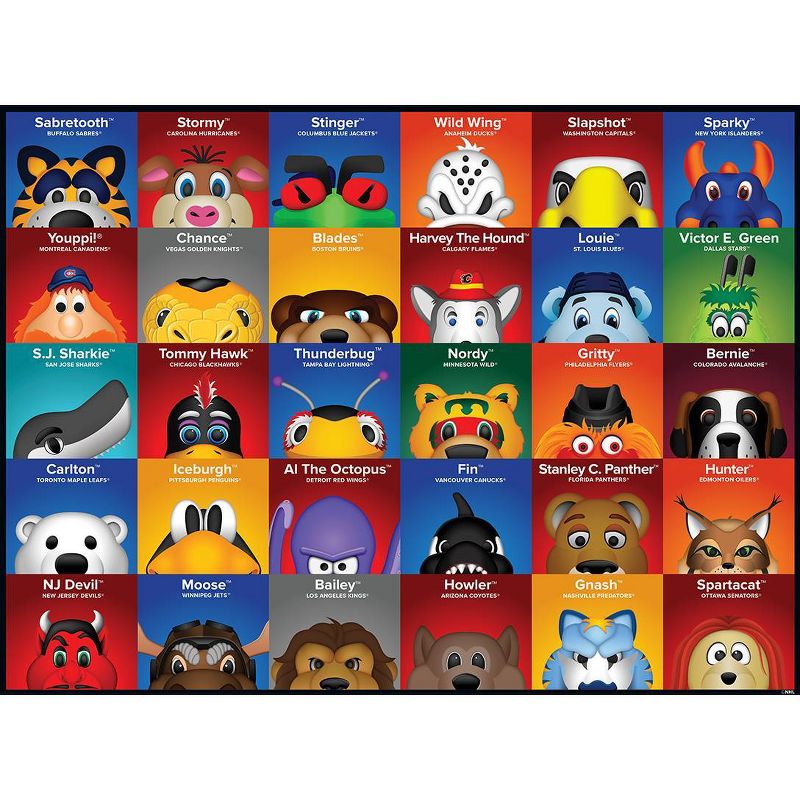 NHL Mascot 100pc Puzzle