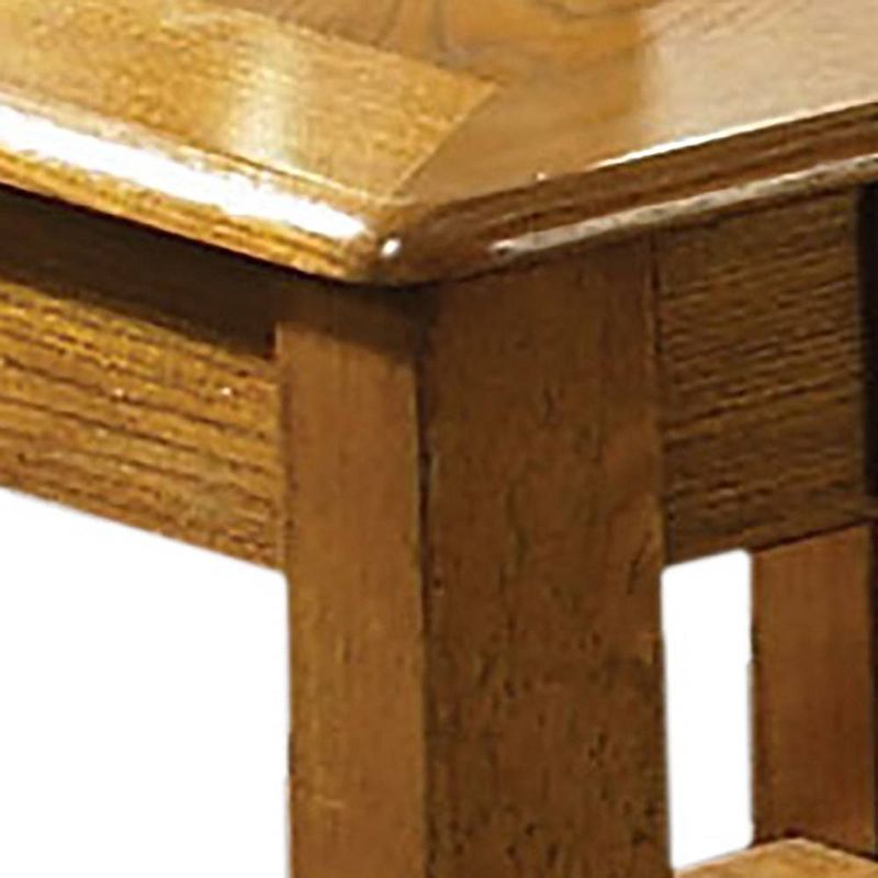 Nelson End Table Oak - Steve Silver