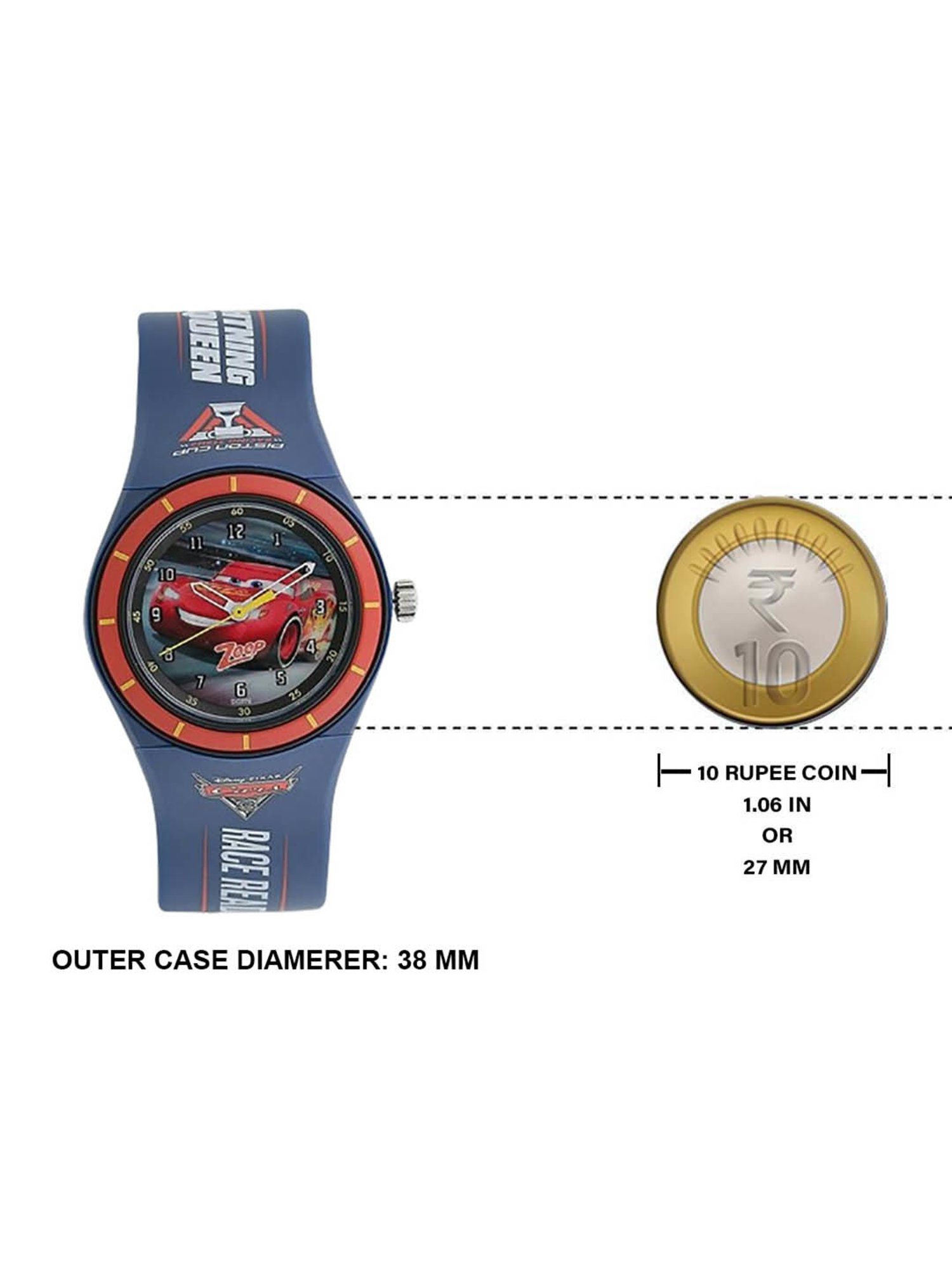 Zoop NSC4048PP14 Cars Analog Watch for Kids