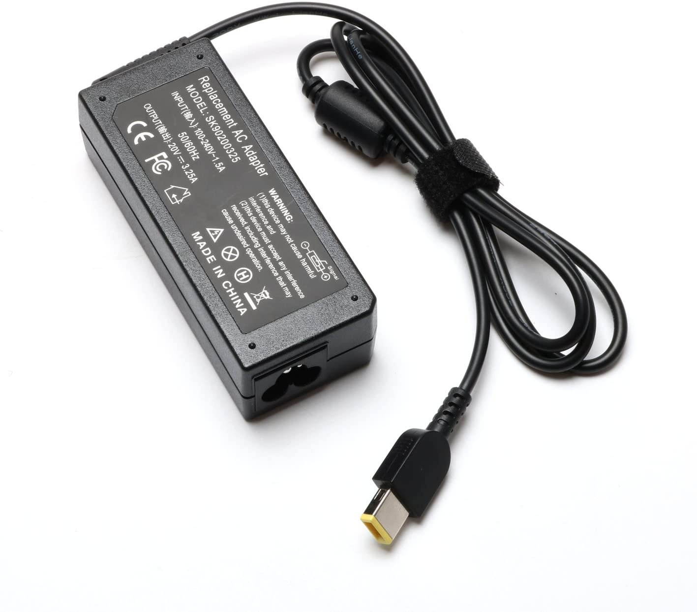 20V 3.25A 65W USB Laptop Charger for Lenovo ThinkPad X1 X270 X240 X240S X250 T470 T450S T440 T440S T460S T460 T450 T440P T540P T470S T431S T560 T570 T550 E570 E560 E550 E540 G50-45 G50-80 Power Supply