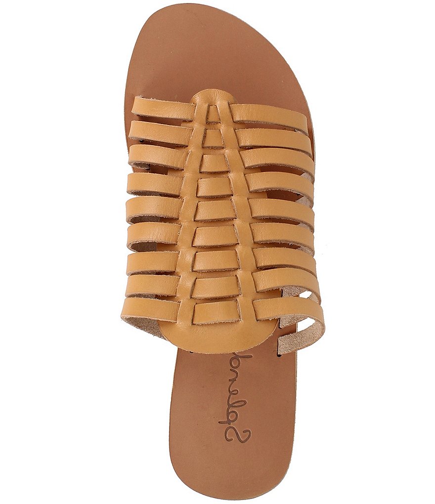 Splendid Talula Leather Huarache Slide Sandals