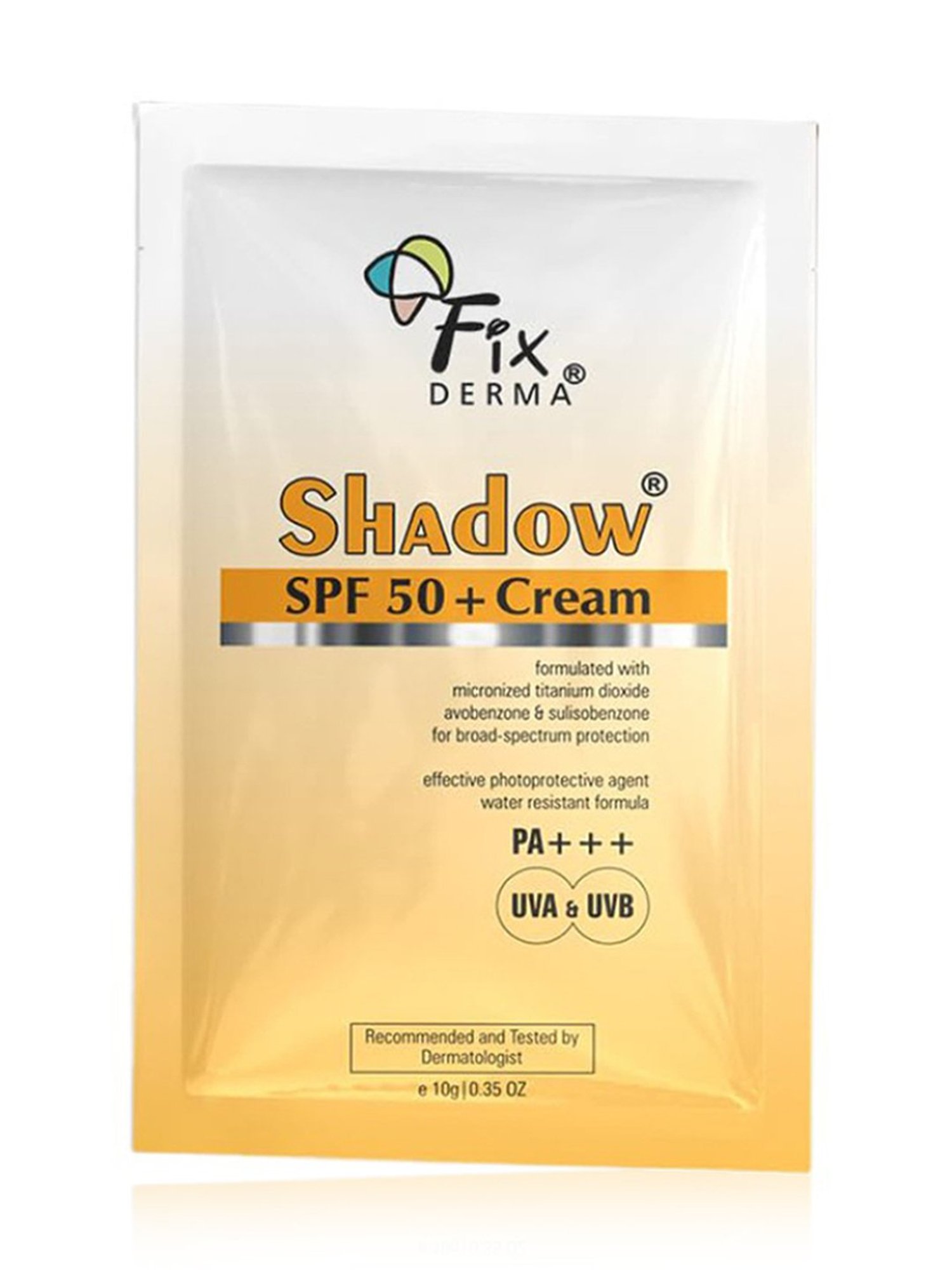 Fixderma Shadow SPF 50+ PA+++ Cream - 10 gm