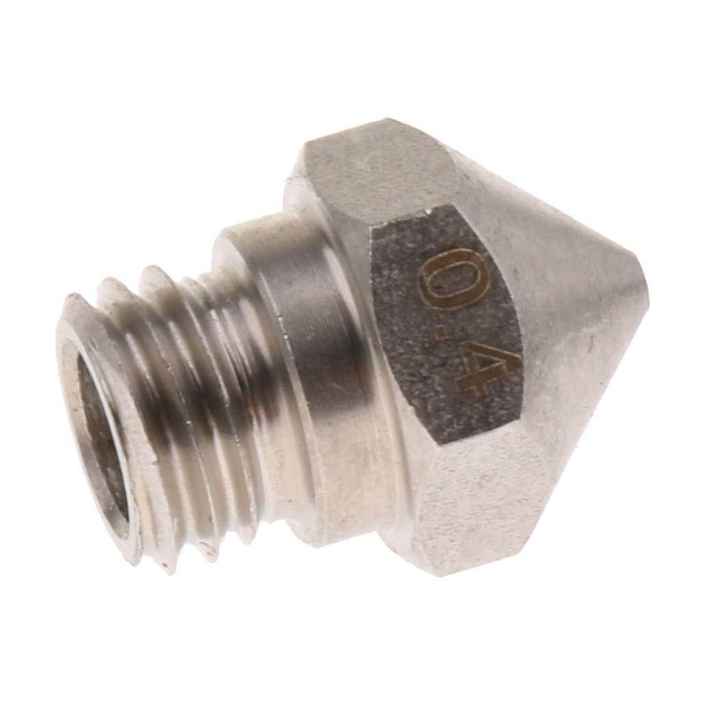 3D Printer Wear-Resistant Nozzle 0.4mm M7 Screw Thread Extruder Print Head