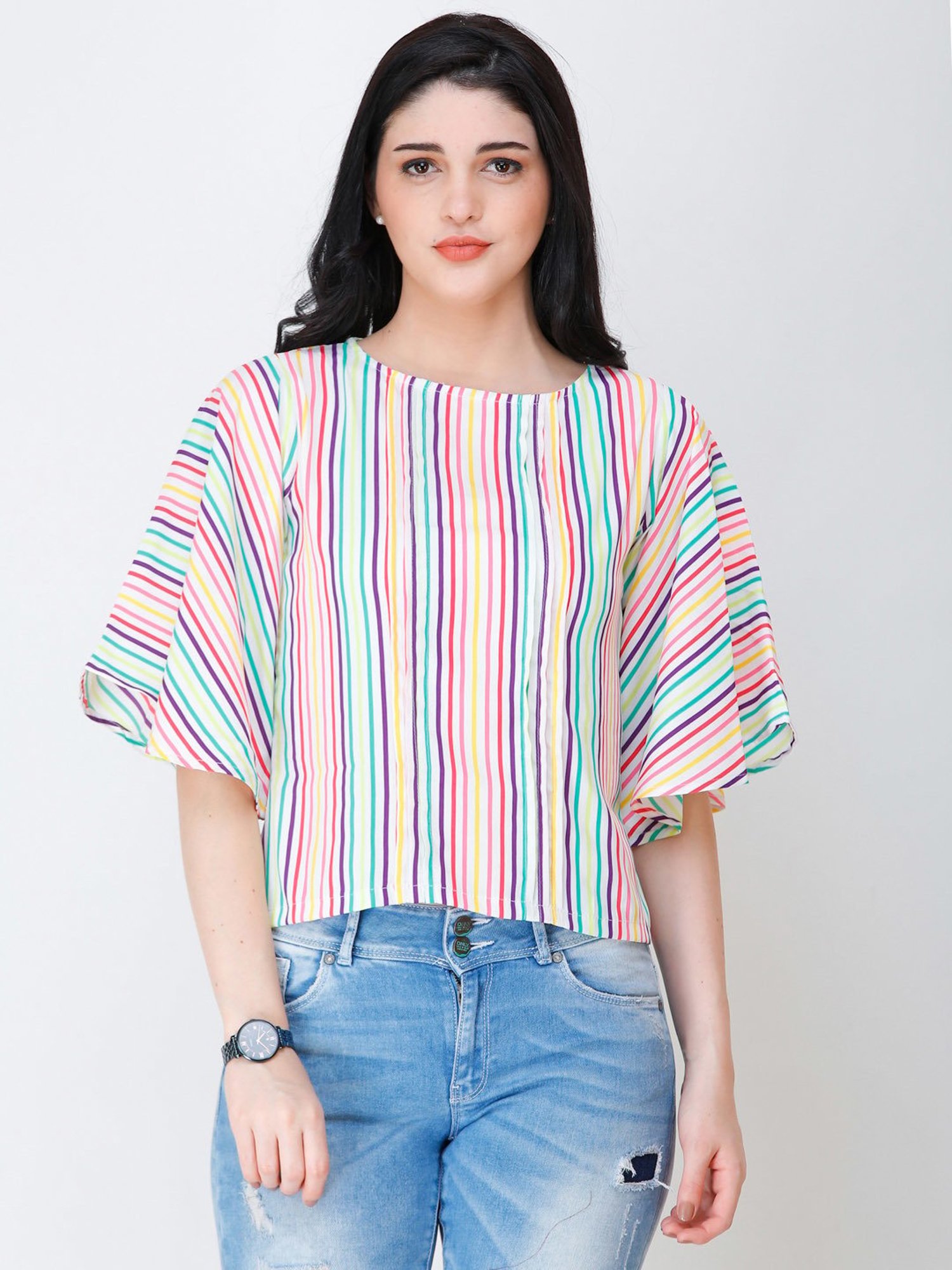 Scorpius Multicolor Striped Top