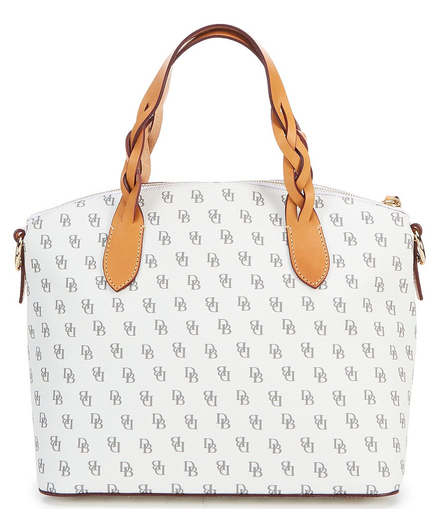 Dooney & Bourke Signature Blakely Collection Celeste Logo Satchel Bag