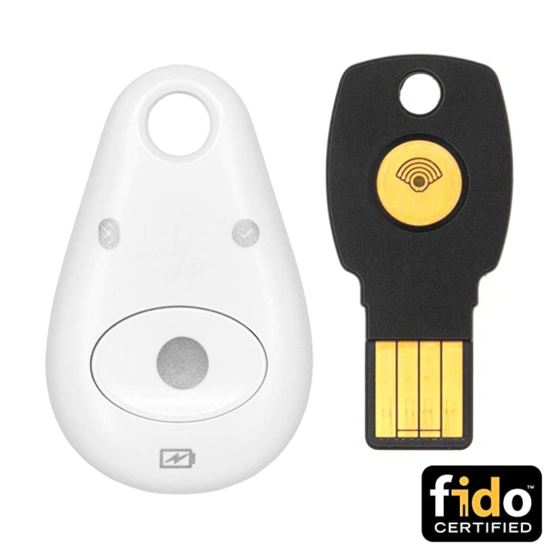 MultiPass K16 and USB ePass K9 Security Key - FIDO 2-in-1 Bundle - Two Factor Authenticator - Works with USB-A, NFC, Bluetooth - Help Prevent Account Takeovers With Multi-Factor Authentication