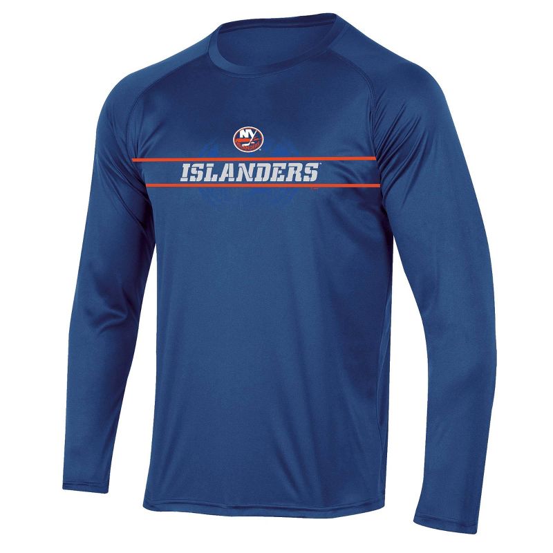 NHL New York Islanders Men's Icing Long Sleeve Performance T-Shirt - S