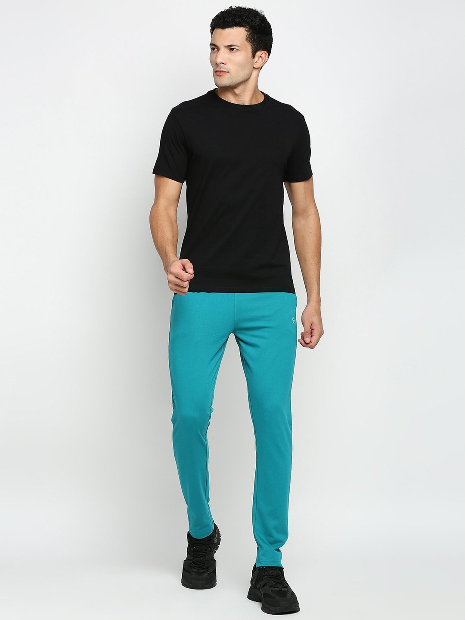 Fitz Teal Slim Fit Trackpants