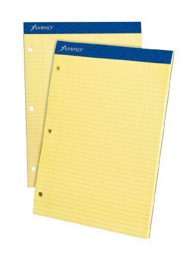 Ampad Double Sheet College-ruled Writing Pad - 100 Sheet - 15 Lb - (amp20223)