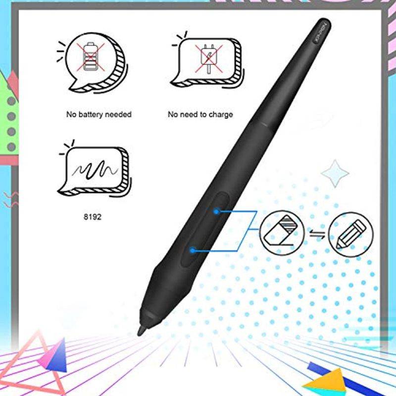 XP-PEN Deco Mini 4 Graphich Tablet Portable Digital Graphic Drawing Tablet with Battery-Free 8192 Stylus 6 Express Keys Supports Windows, Mac,Android (XP-PEN4)