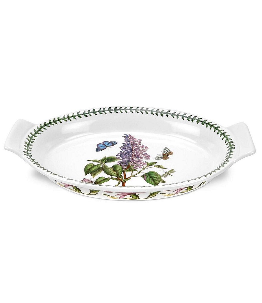 Portmeirion Botanic Garden Lilac Large Oval Gratin Dish