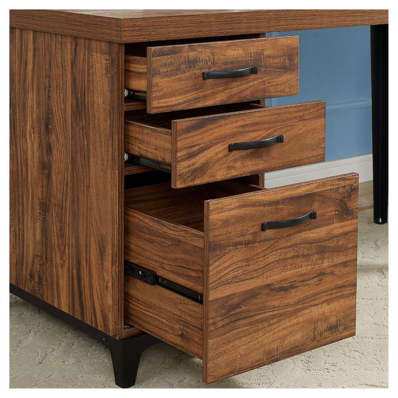 Lindsey Computer Desk - Antique Walnut - Whalen