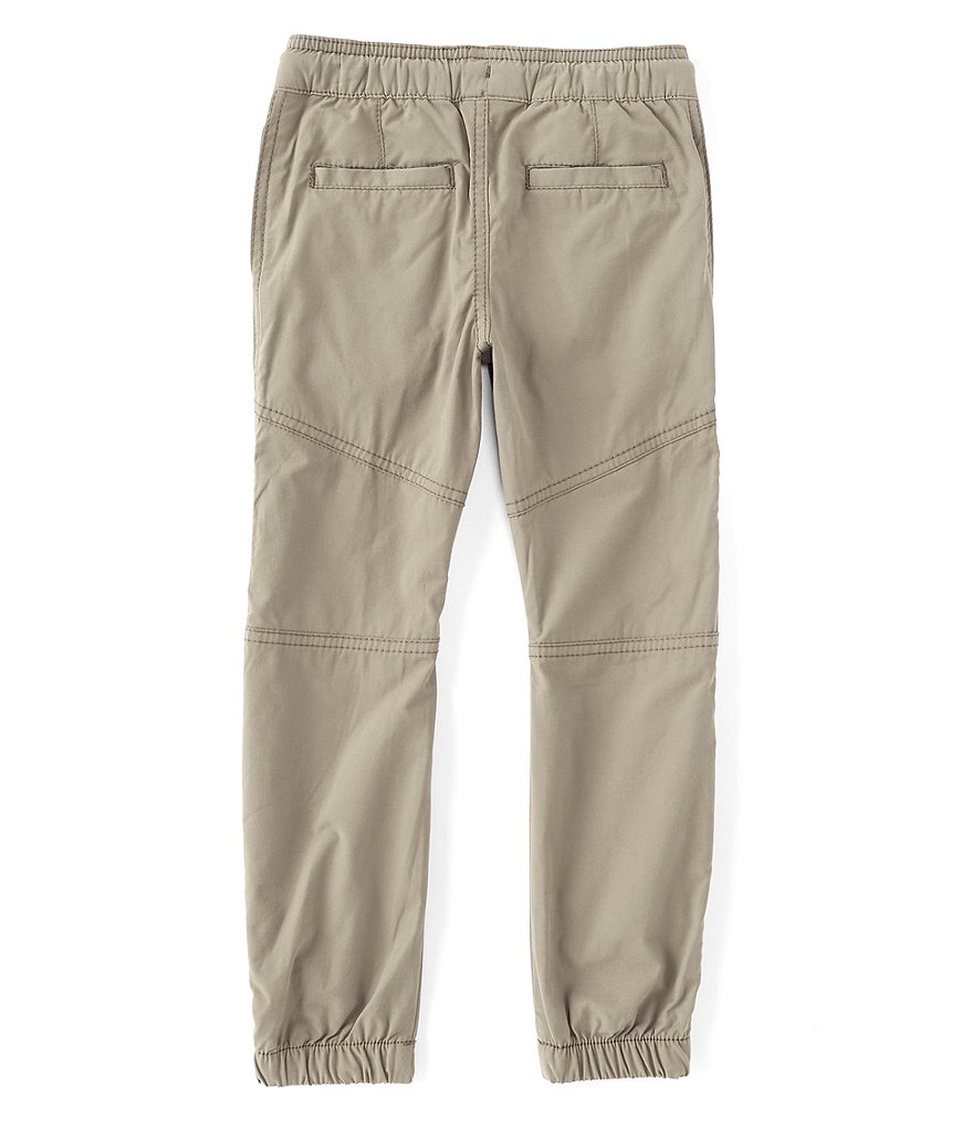 First Wave Little Boys 2T-7 Stretch Twill Motto Joggers