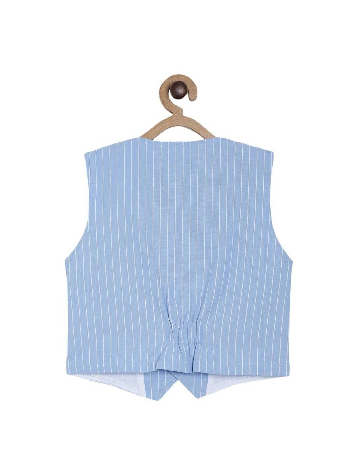 Nino Bambino Kids Navy & White Checks Kurta with Pyjama