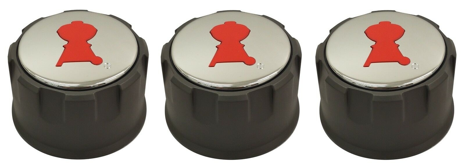 (3) Weber Spirit E-310 Control Knob Set 3 Knobs