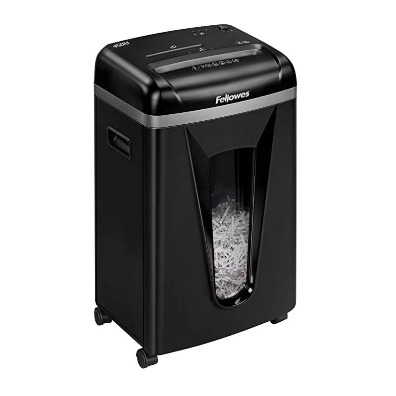 450M 9-Sheet Micro-Cut Paper and Credit Card Shredder with SilentShred (4074001), Black