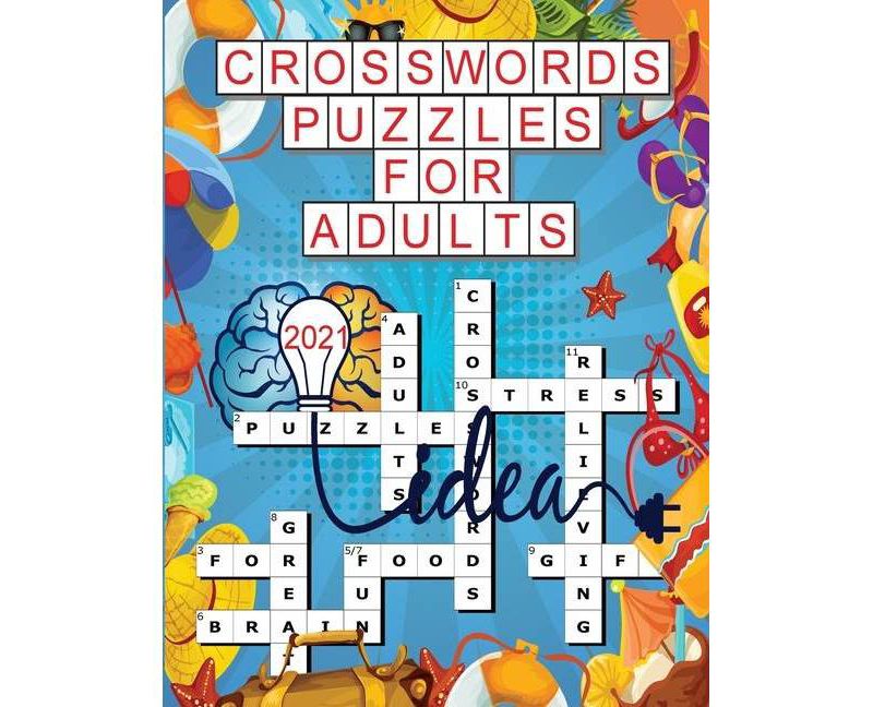Crosswords Puzzles for Adults 2021 - by  Penciol Press (Paperback)