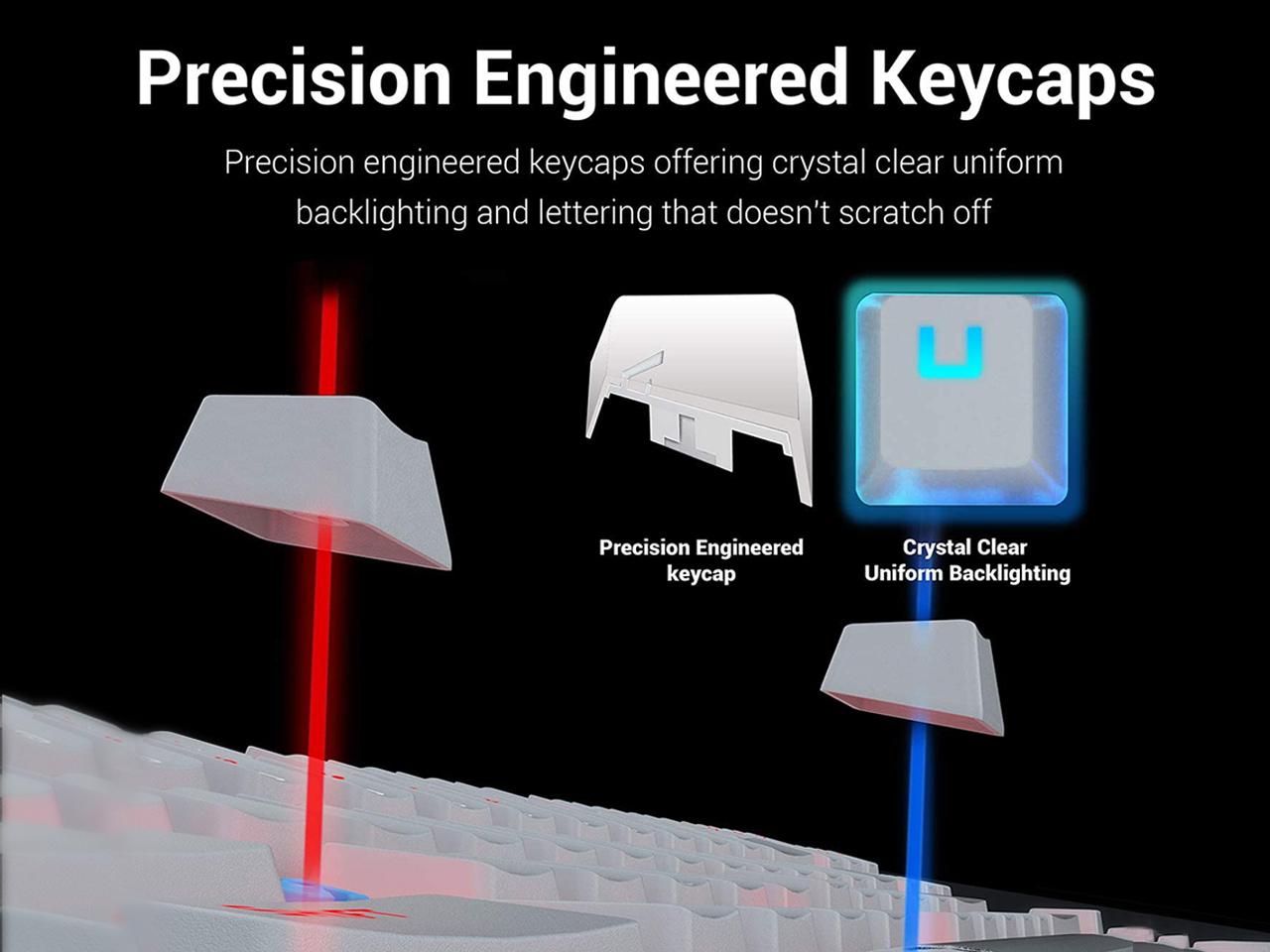 TKL RGB Mechanical Gaming Keyboard KITCOM NK60T Linear/Quiet-Red Switch Fast Actuation Compact 87 Keys Tenkeyless Detachable USB Type-C NKRO Computer Laptop Wired Keyboard for Windows PC/MAC Gamers