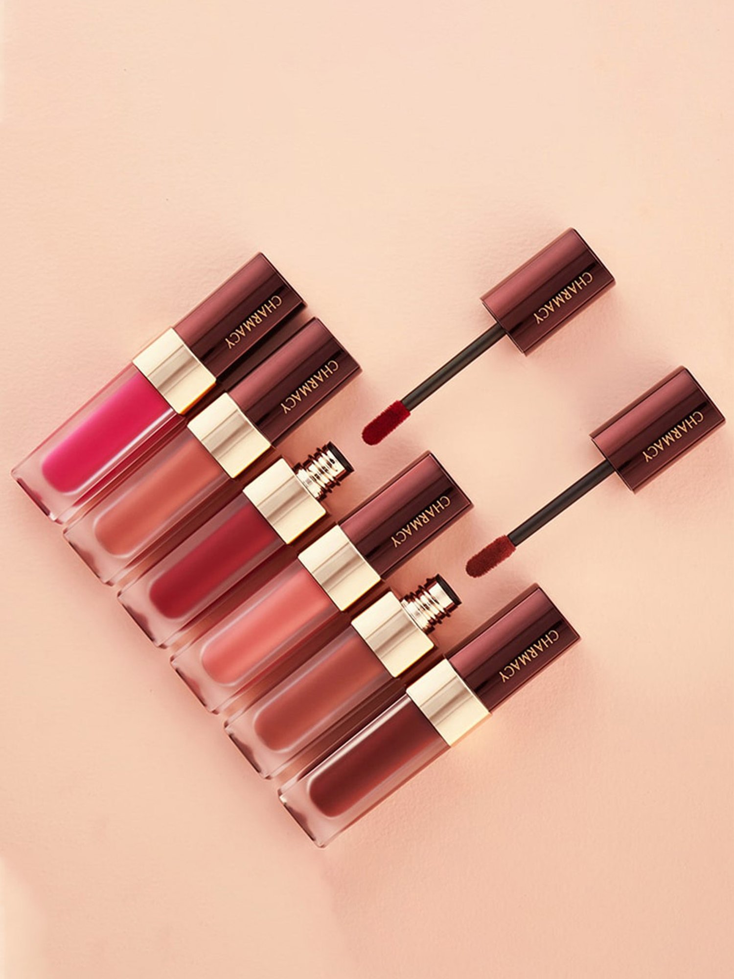 CHARMACY Milano Stunning Longstay Liquid Lip Lipstick Cherry Red 08 - 5.6 ml