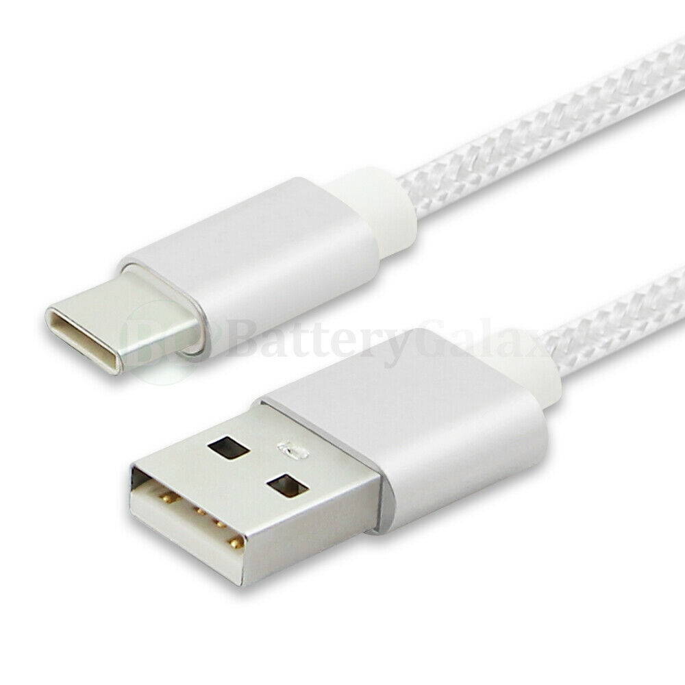 For  Galaxy A11 A01 A51 A71 Type-C 3/6/10 FT Charging Cable Charger WHITE