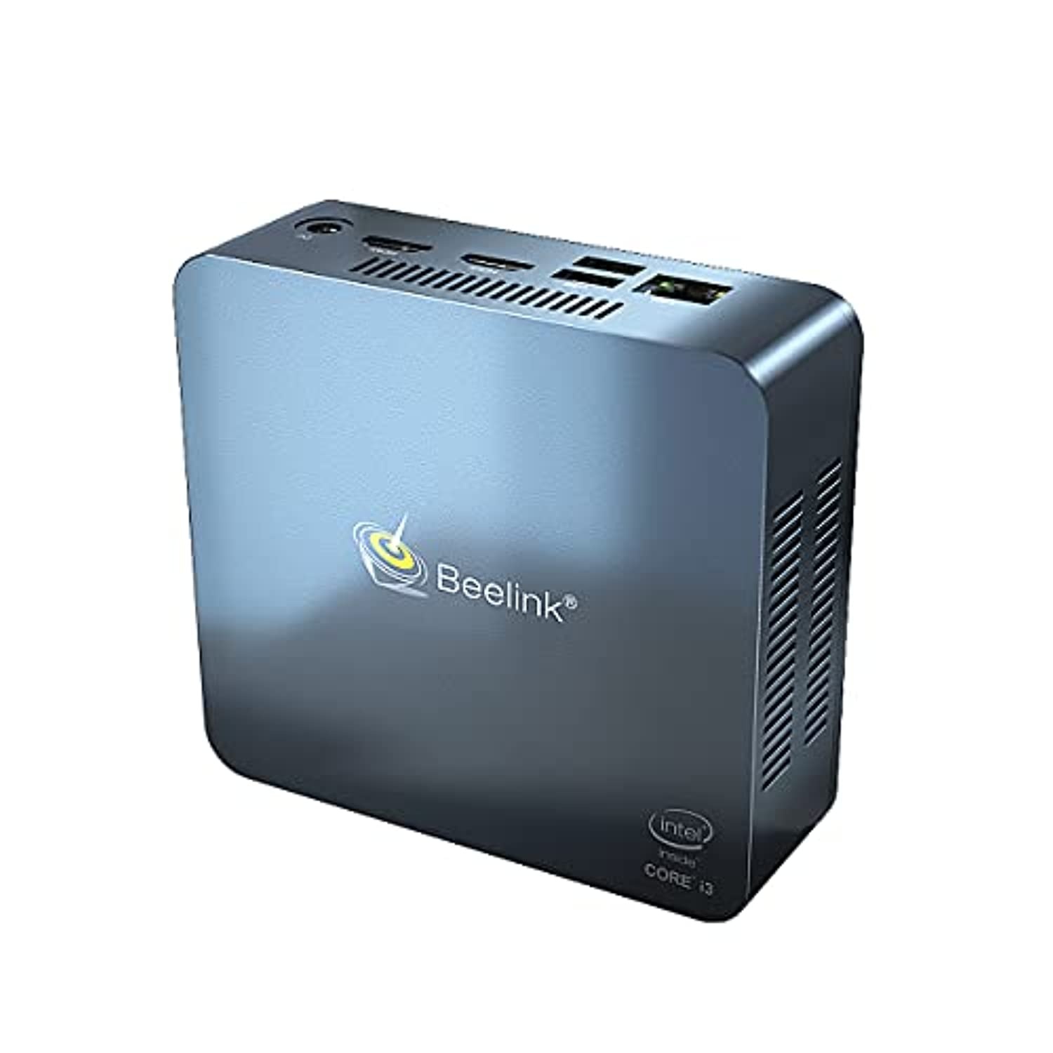 Mini PC Beelink U55 Intel core i3-5005U Windows 10 64-bit Mini Desktop Computer,Dual HDMI / 2.4G+5G WiFi/Gigabit Ethernet/Type-C Port / 4 USB Ports (U55 8+128G)