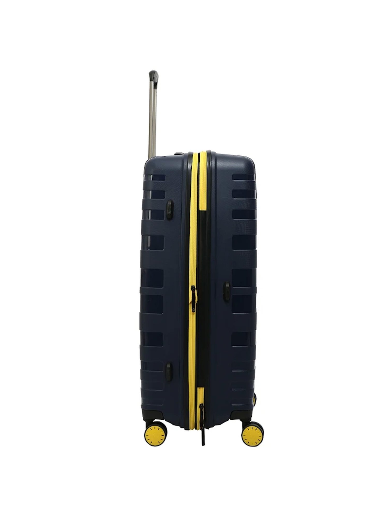National Geographic Gibraltar Navy Medium Hard check In Trolley - 24 Inch