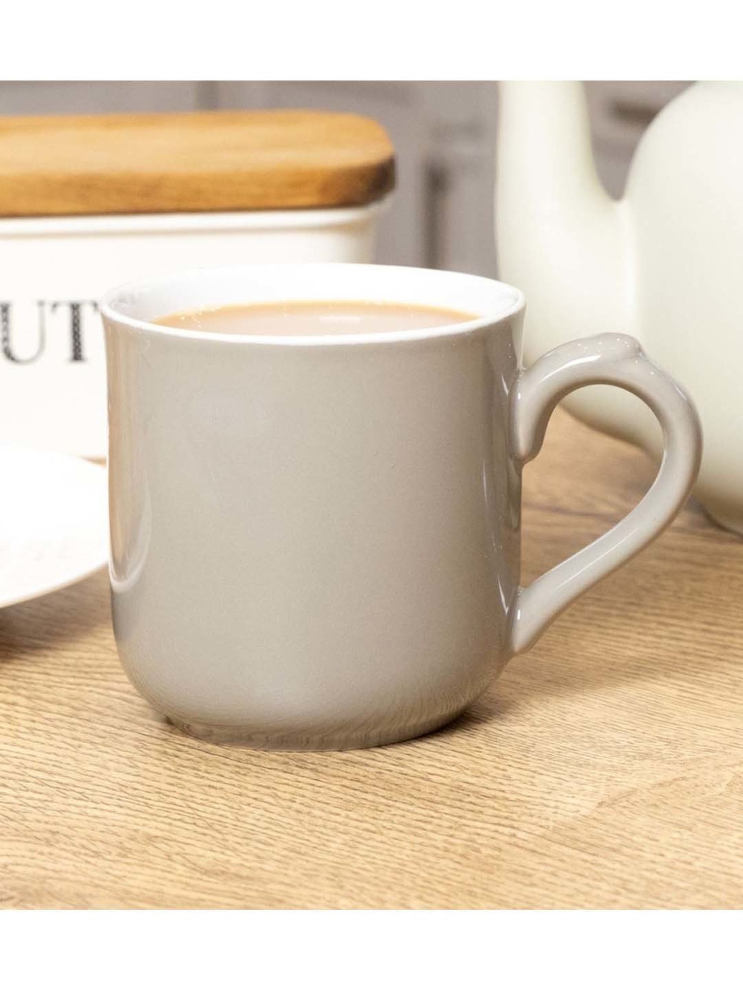 London Pottery Farmhouse Grey Stoneware Tagged Mug (0.25 L)