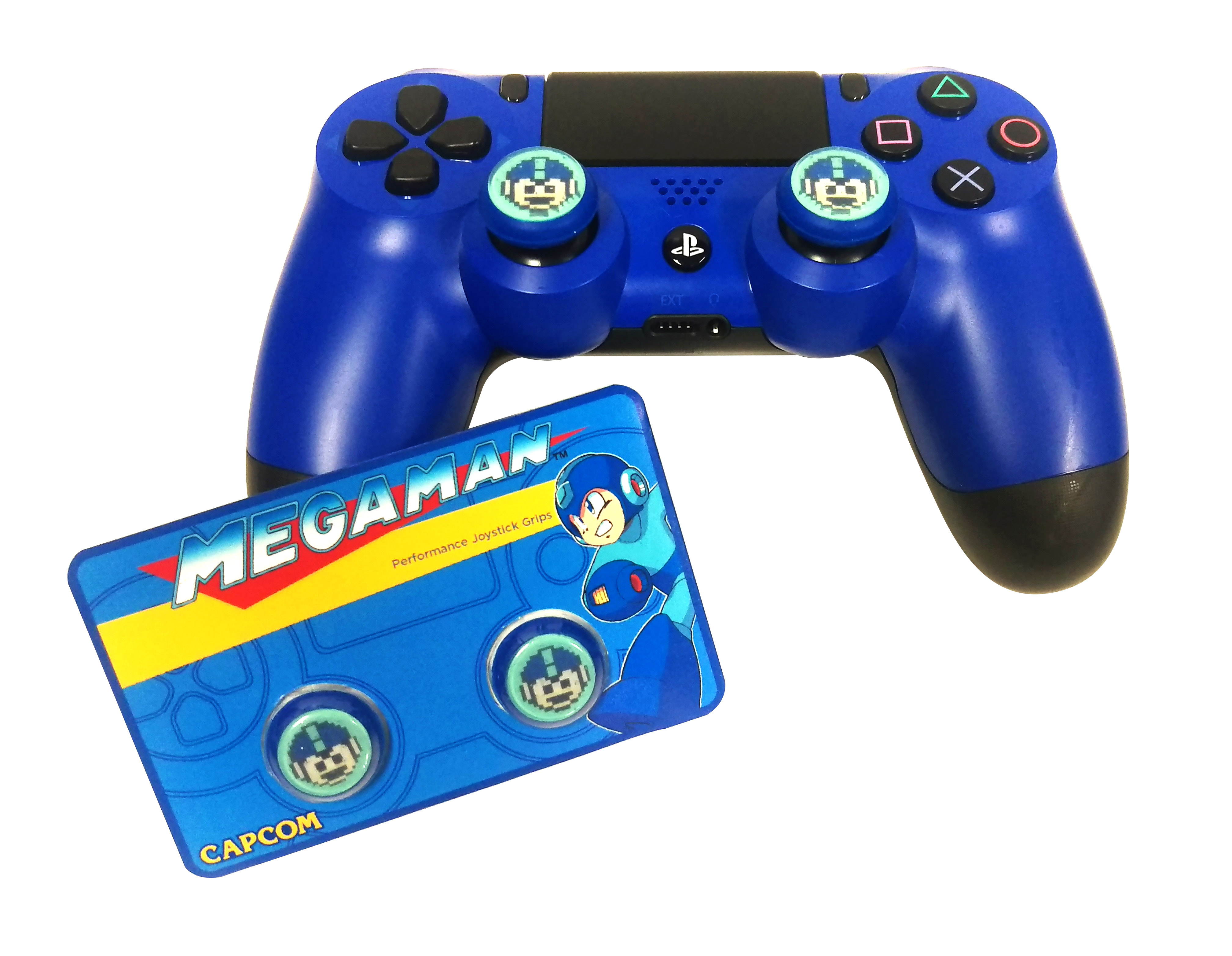 Mega Man Performance Joystick Grips - Blue