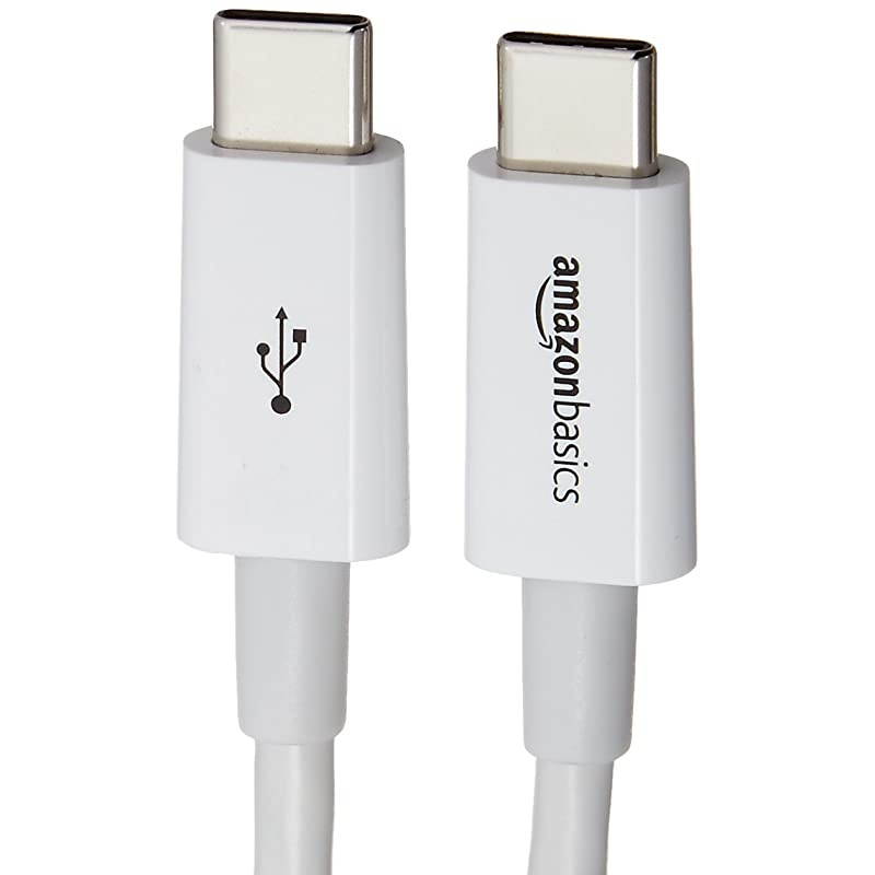 USB TypeC to USB TypeC 20 Charger Cable 9 Feet 27 Meters White