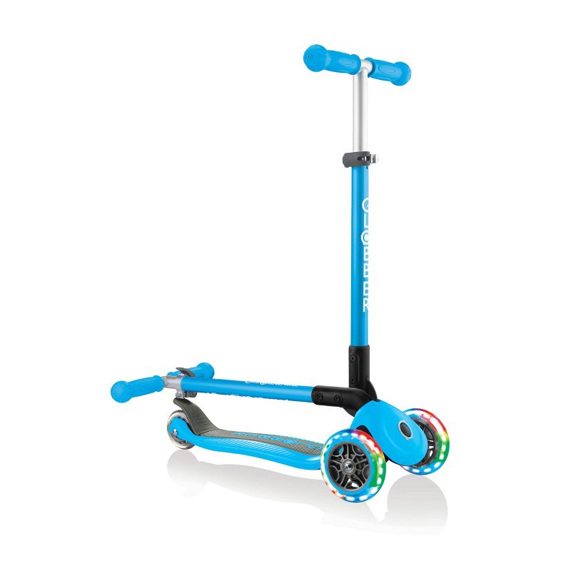 Globber Primo Foldable 2 Wheel Kids' Kick Scooter - Light Blue