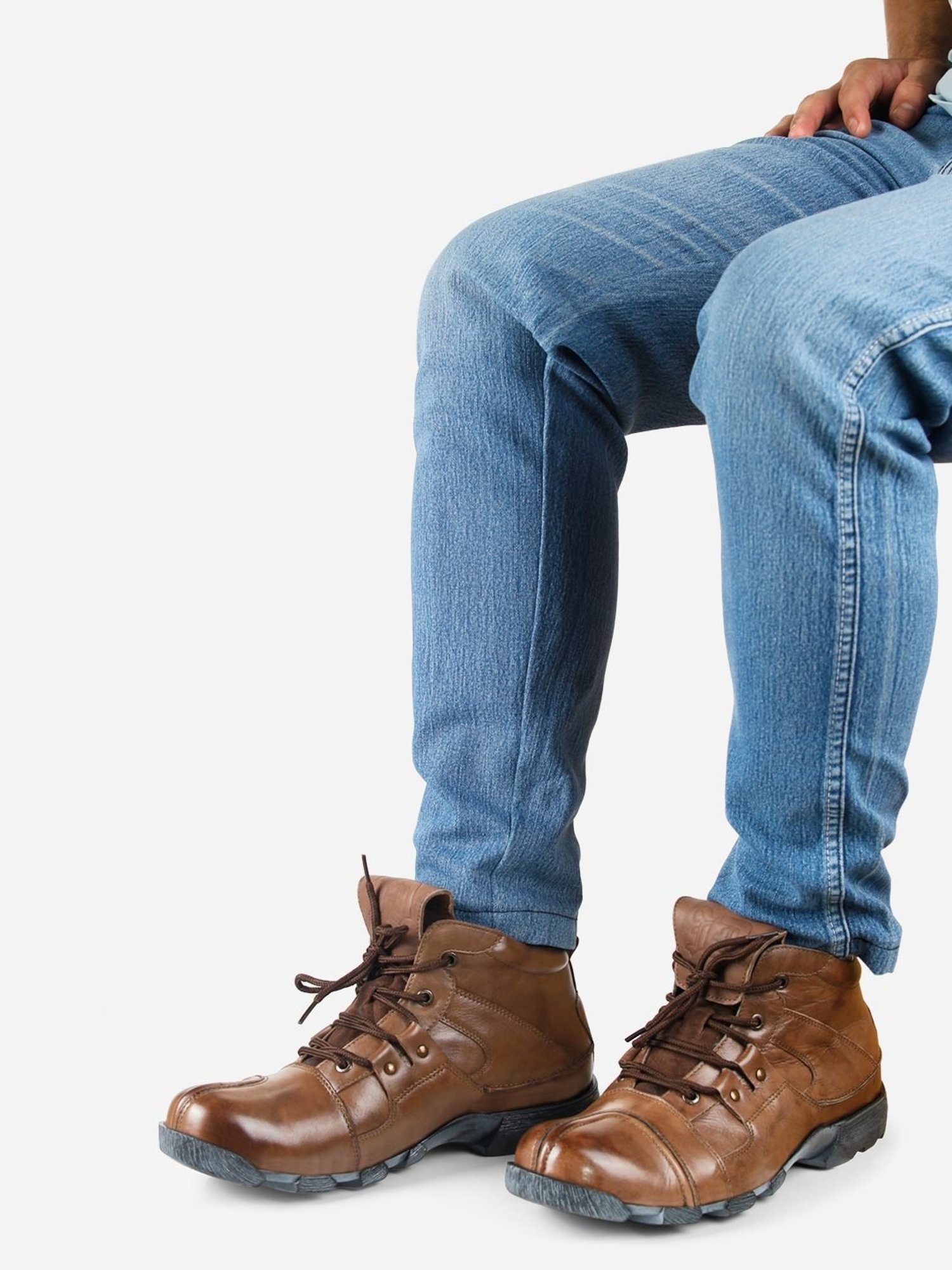 ID Men's Brown Casual Boots