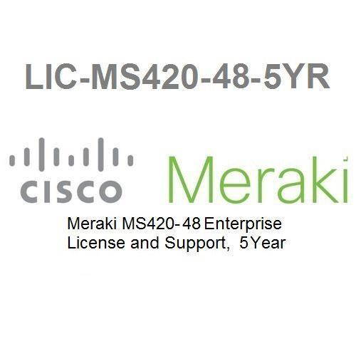 1 Year - Cisco Meraki Enterprise - subscription license + 1 Year Enterprise Support - 1 switch - For Device MS350-24P