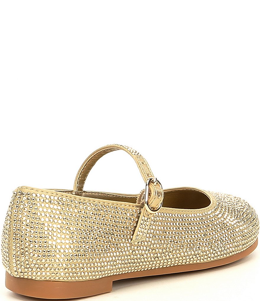 Copper Key Girls' Brilliance-T Satin Studded Mary Janes (Infant)